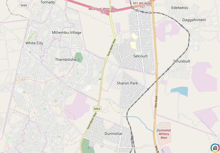 Map location of Sharon Park
